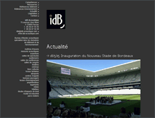 Tablet Screenshot of idb-acoustique.com